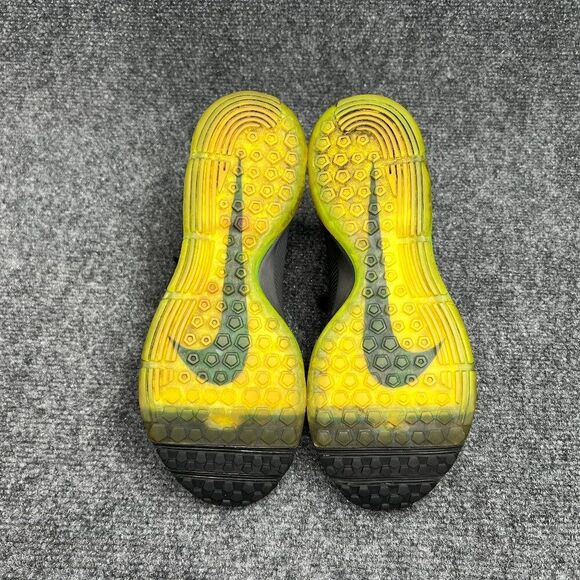 Nike Zoom‎ All Out Flyknit Running Shoes Women's Size 7 Black Volt Athletic Run - Picture 10 of 12